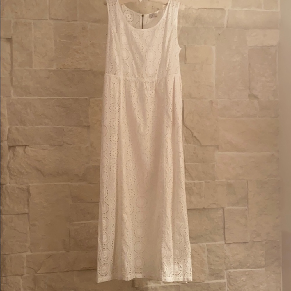 Wrap London White Eyelet Maxi—NWT—10